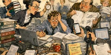 НОВОБИЗНЕСОВЫЕ УСЛОВИЯ ТРУДА ИЛИ ПЕРВАЯ НЕДЕЛЯ НА НОВОЙ РАБОТЕ (ФЕЛЬЕТОН)